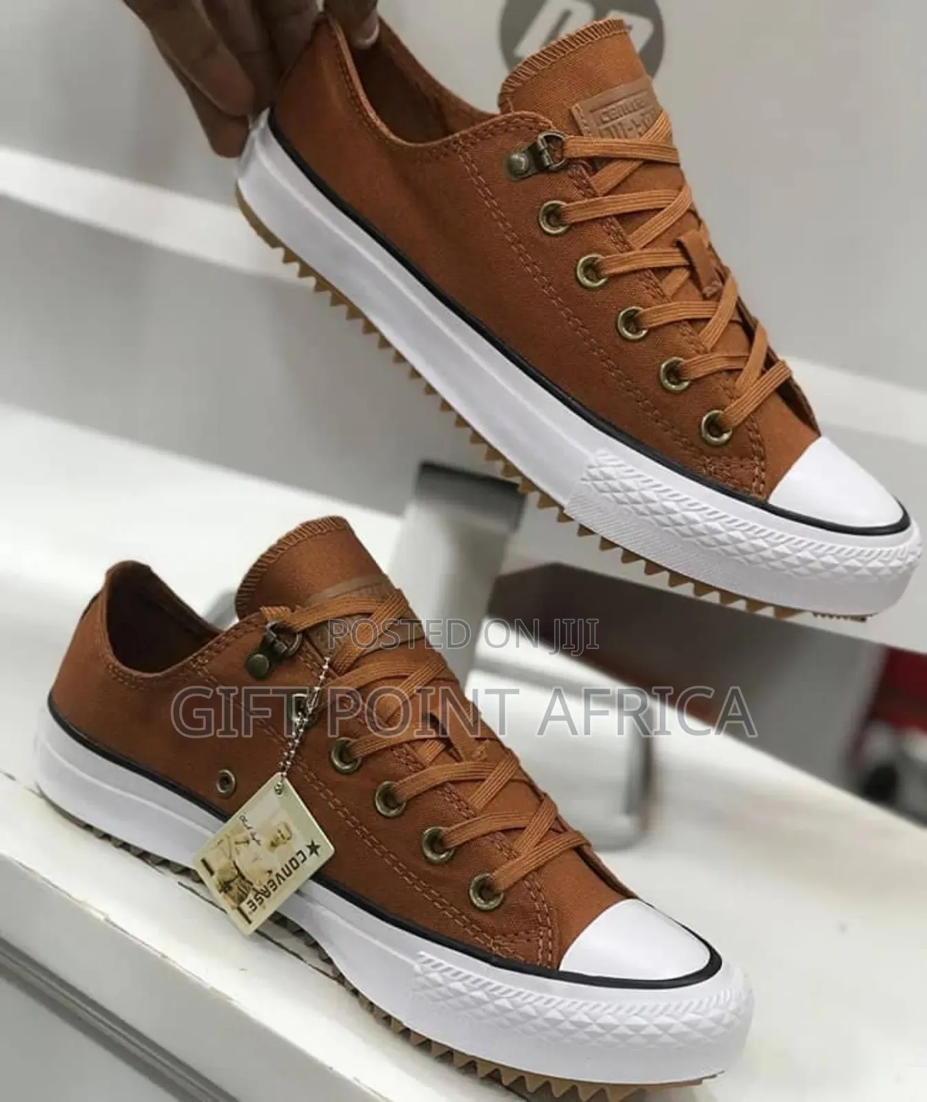 Brown Converse OG Rubber Shoes