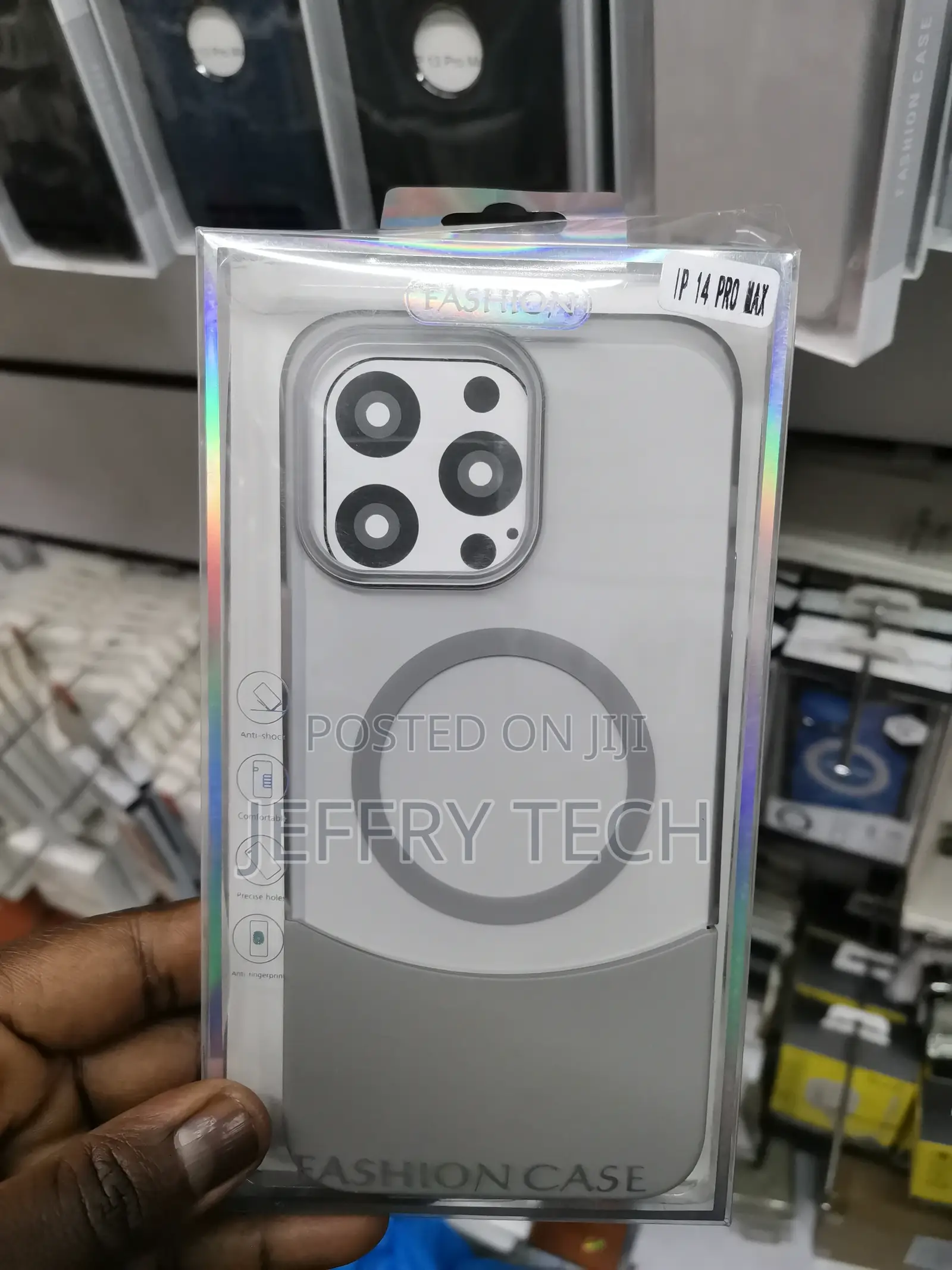 Clear Case for iPhone 14 Pro Max,Magsafe, Lens Protector,