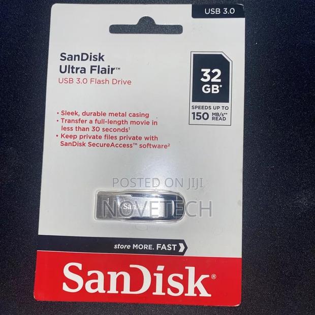 Sandisk Ultra Flair USB3.0 32gb USB Flash Drive Disk - main view