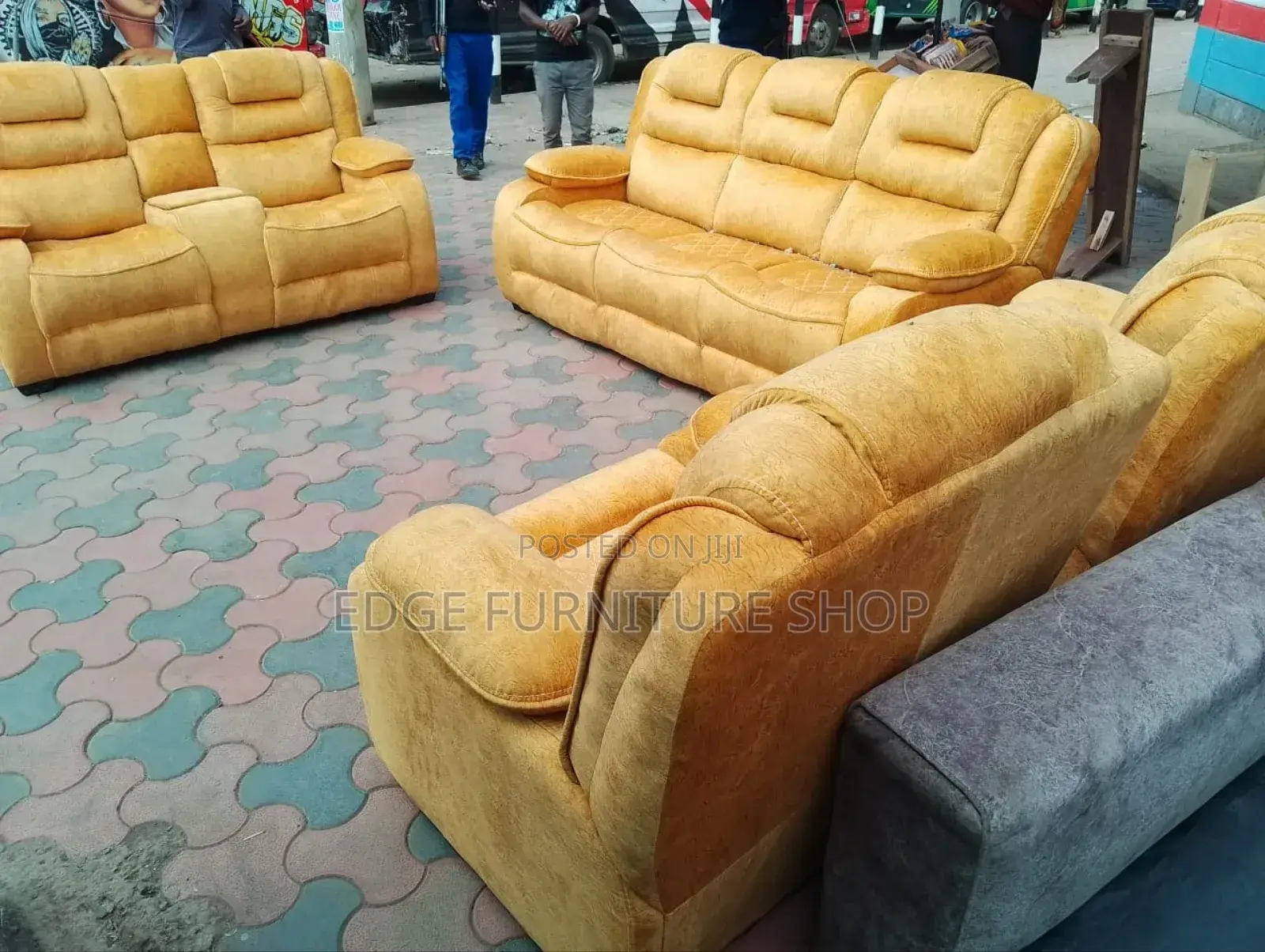 Semi_recliner 7seater Sofa Set Ready by Order