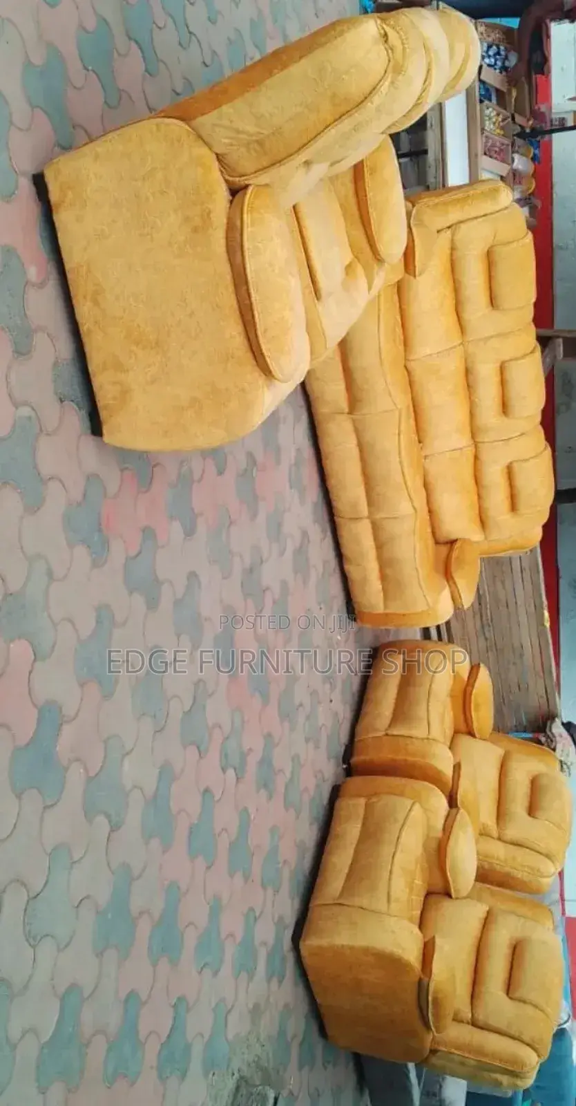 Semi_recliner 7seater Sofa Set Ready by Order