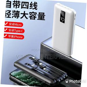 Power Bank With 4 Cables Inbuilt - main view