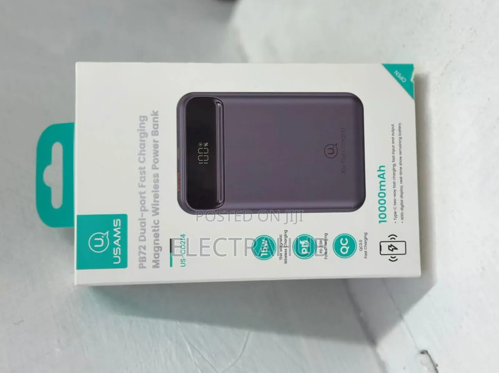 Usams 10,000mah Wireless Powerbank Brand New Sealed