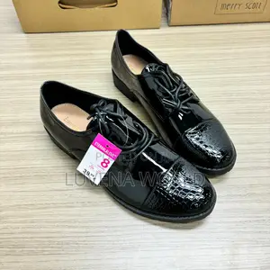Black and Red Brogues