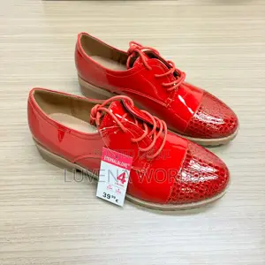 Black and Red Brogues
