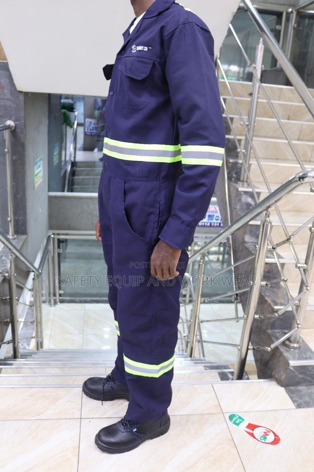 Coverall Branded- Visible Stripped Reflectors - main view