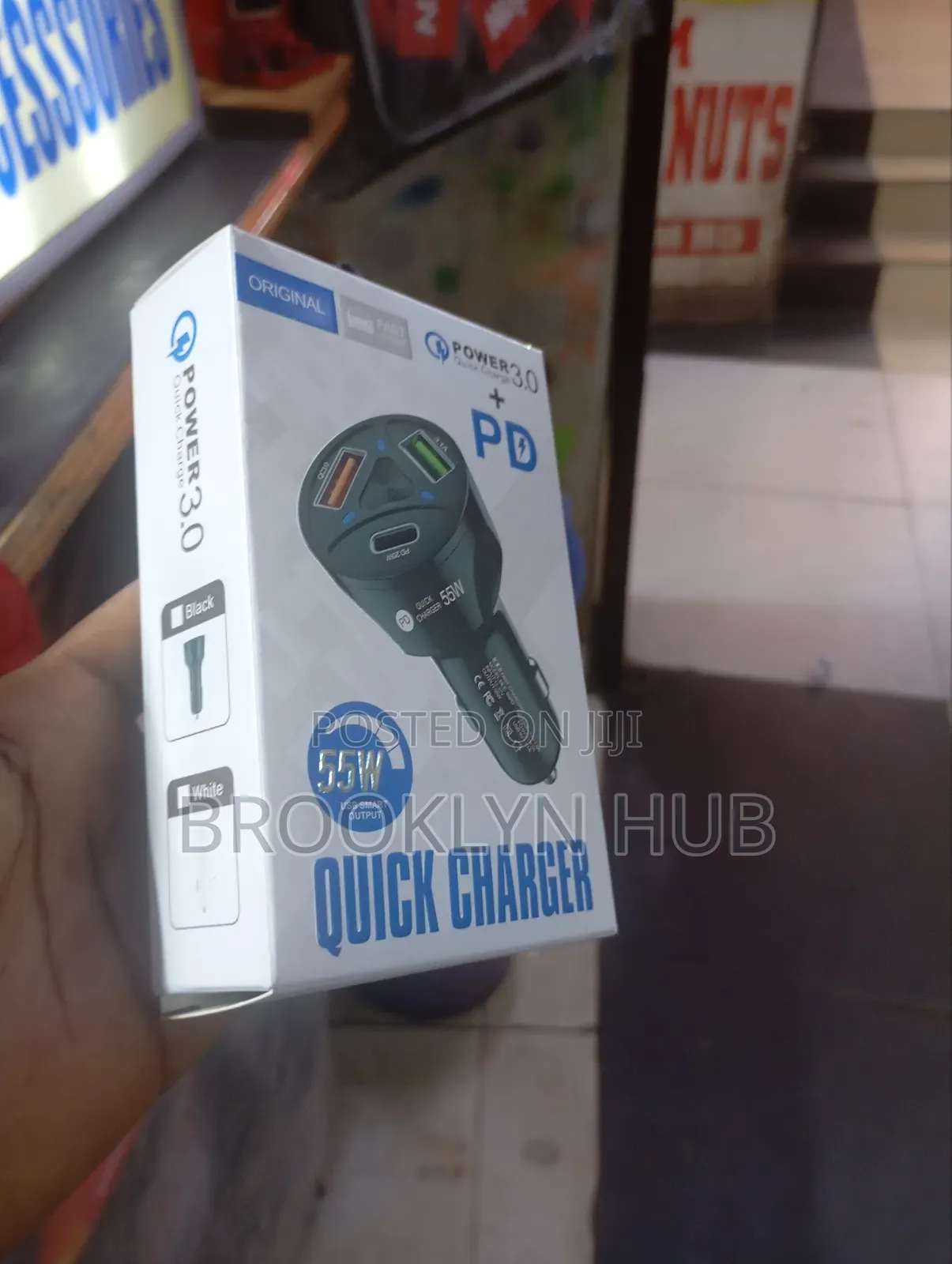 55 W Fast Charger* Fast Car Charger With Type C