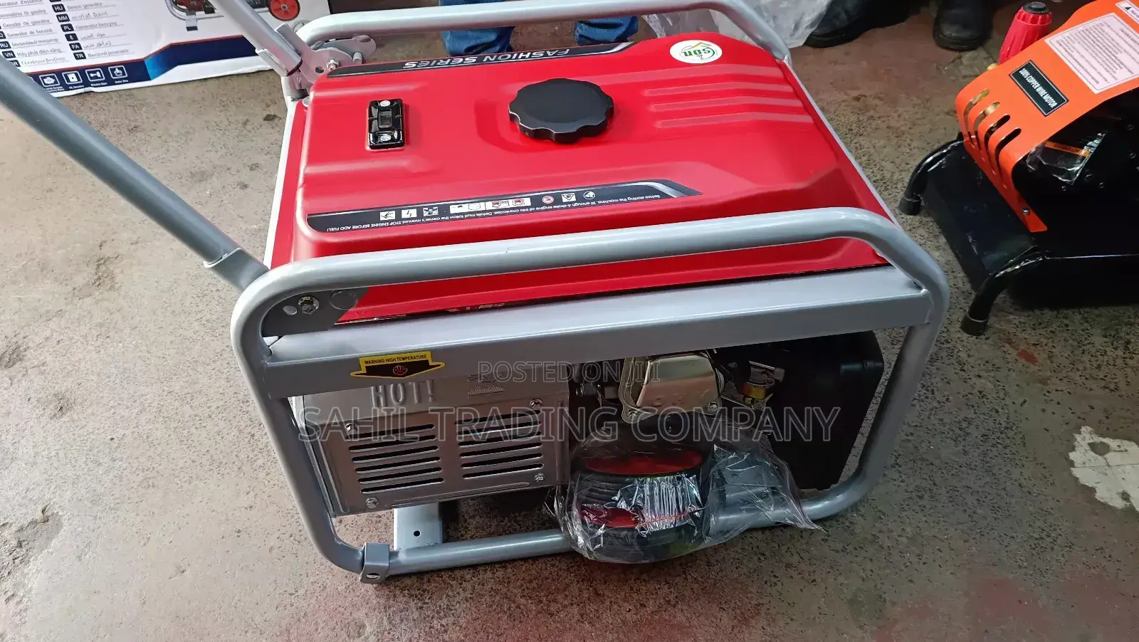Maxmech 3.8kva Key Start Petrol Generator With Wheels
