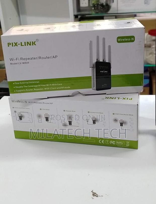 Pix-Link Wifi Repeater High Speed Wireless Wi-Fi Repeater - main view