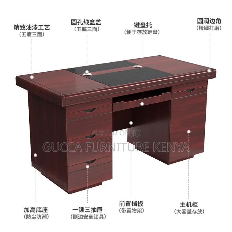 Office Tables:1.4 Meters Executive Boss Writing Office Desk