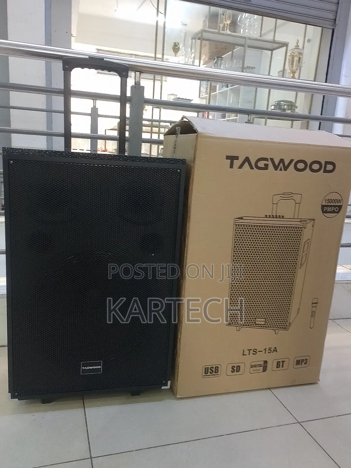 Tagwood 15" Rechargeable Speaker System