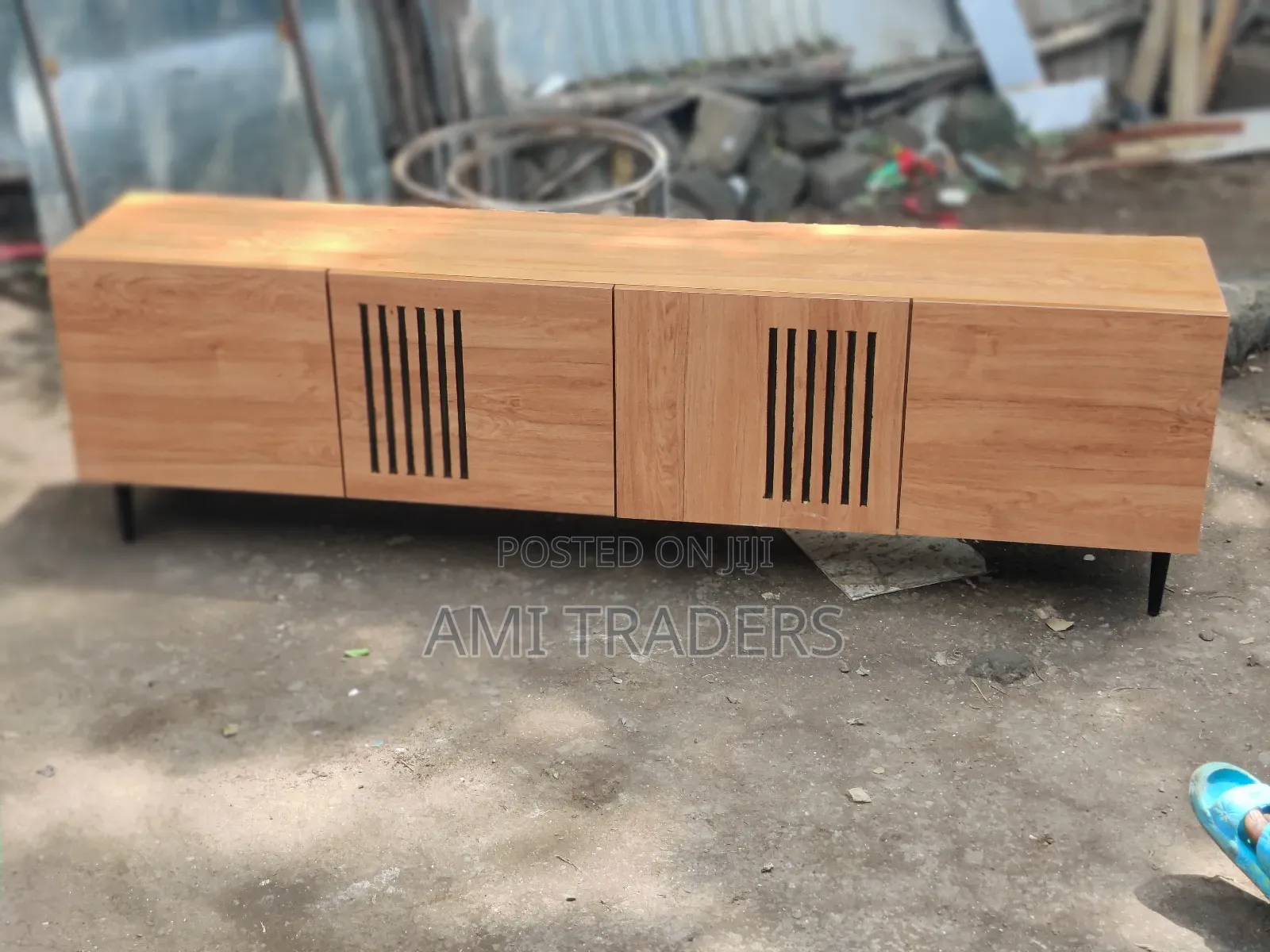 Mahogany Feel Tv Stand (6ft)