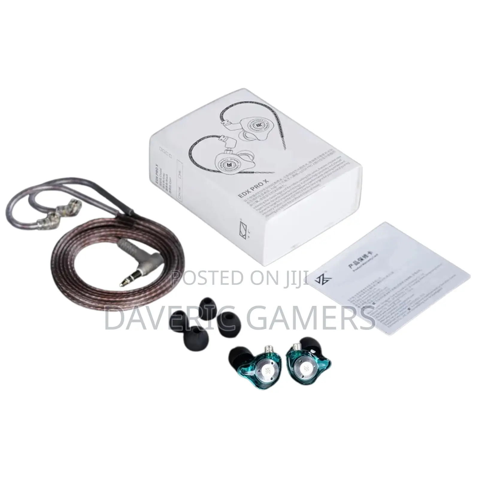 Kz Edx Pro X Gaming in Ear Earphones With Mic