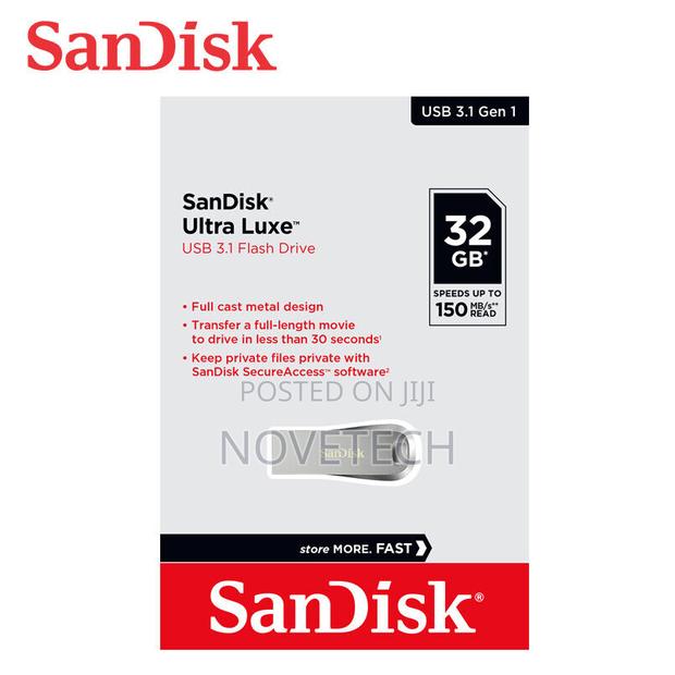 Brand NEW Sandisk Ultra Luxe USB 3.1 Flash Drive 32gb