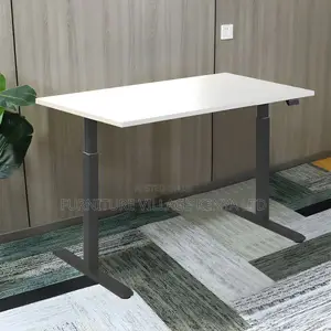 Office Desk: Adjustable Height Office Desk