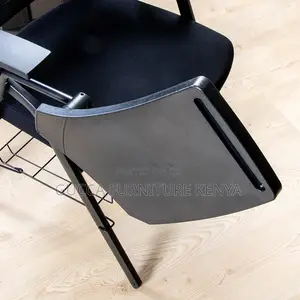 Office Chairs: Black Foldable Lecture Office Chair