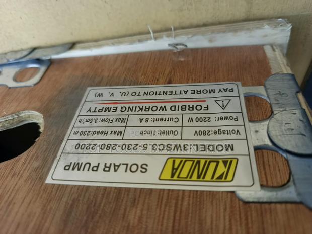 Kunda Solar Pump 230m Head 2200watts - thumbnail 3