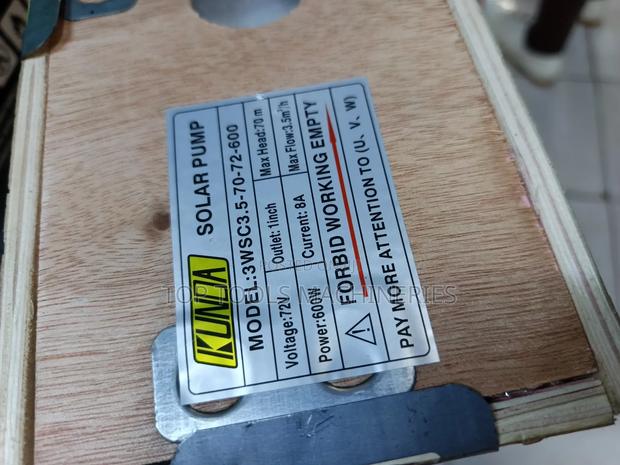 Kunda Solar Pump 70m Head 600watts - thumbnail 3