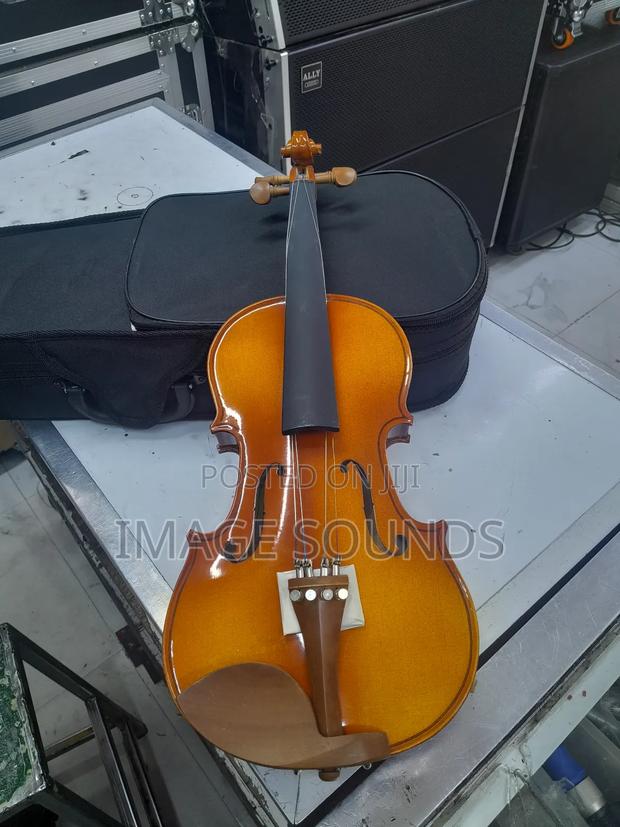 Maple Leaf Violin With the Shoulder Rest - main view