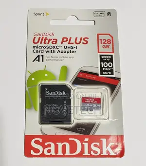NEW Sandisk Ultra Plus 128GB Microsdxc UHS-I Card Adapter