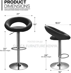 Home Chairs: Leather Modern Upholstered Counter Barstool