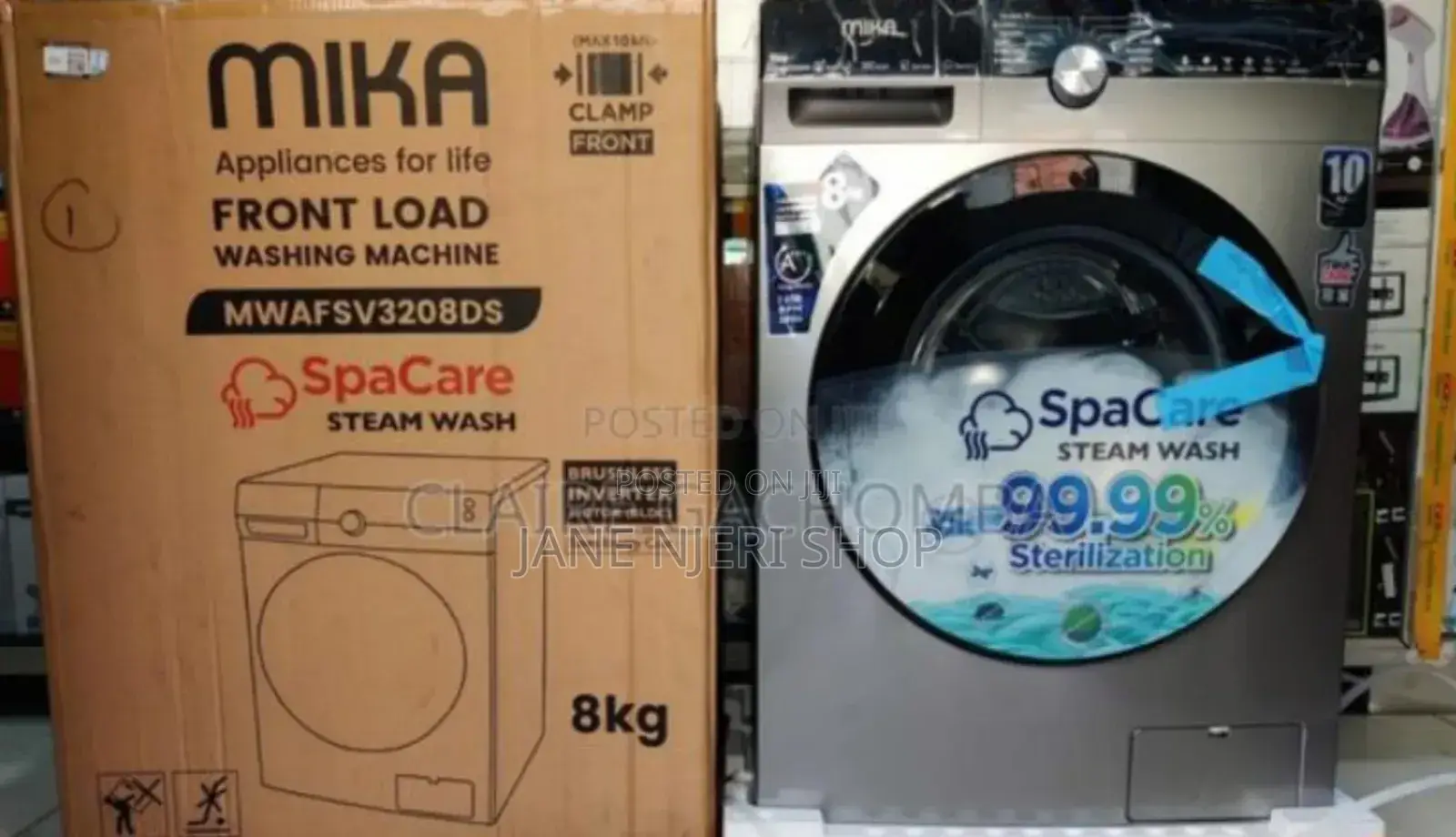 Original.Mika 8kgs Washing Machine Front Load