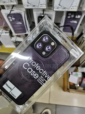 iPhone 15 Pro Max Magsafe Leather Compatible Case-Purple