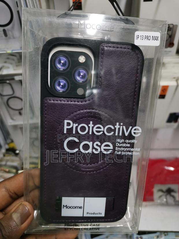 iPhone 13 Pro Max Leather Case With Magsafe -Purple