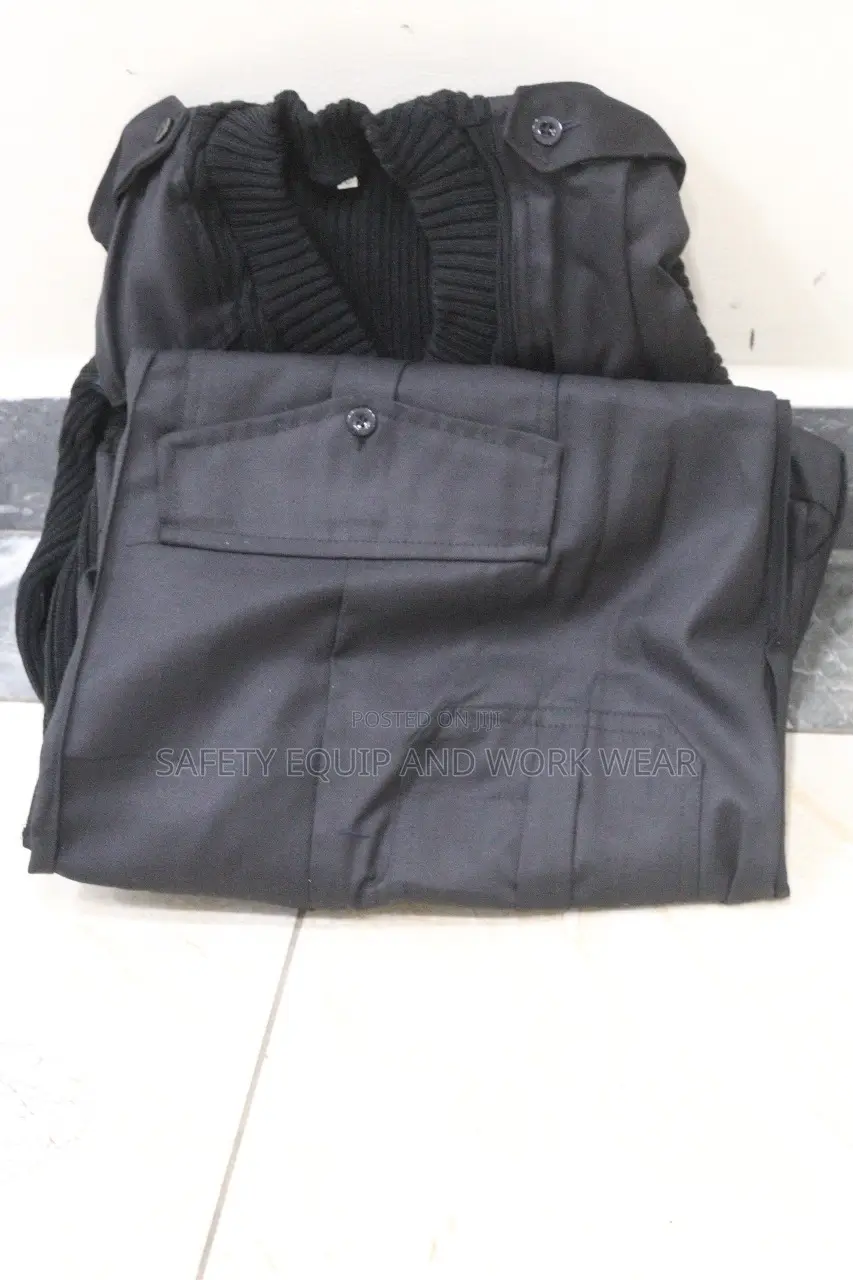 Security Guard Black Wear (Sweater And Trouser)