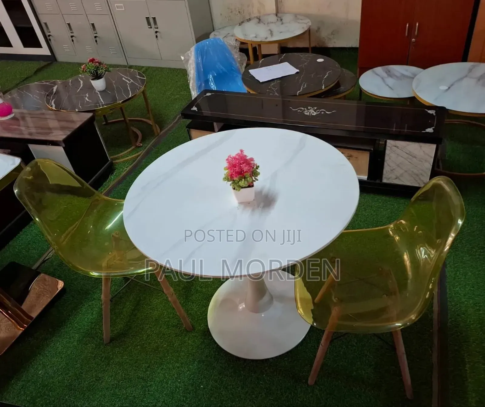 Casual Dining Table With Two Dining Chairs