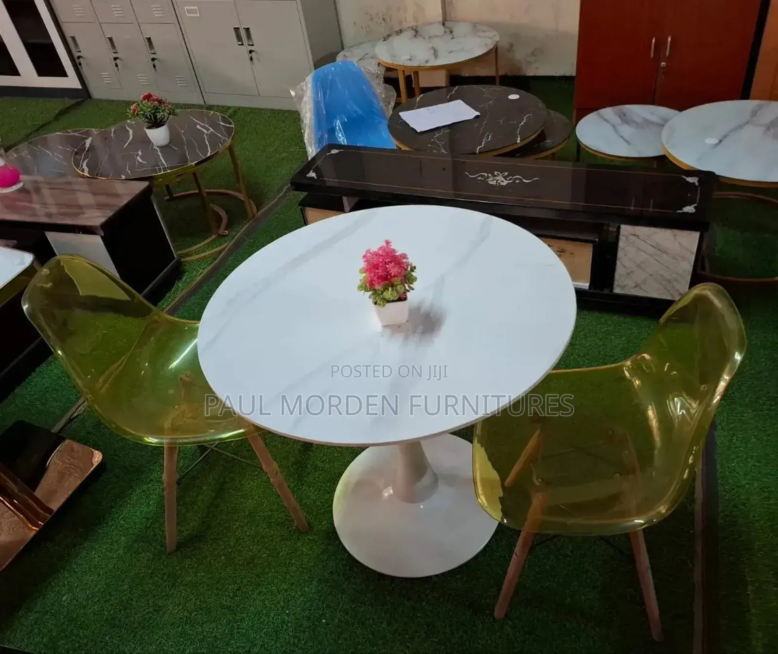 Casual Dining Table With Two Dining Chairs