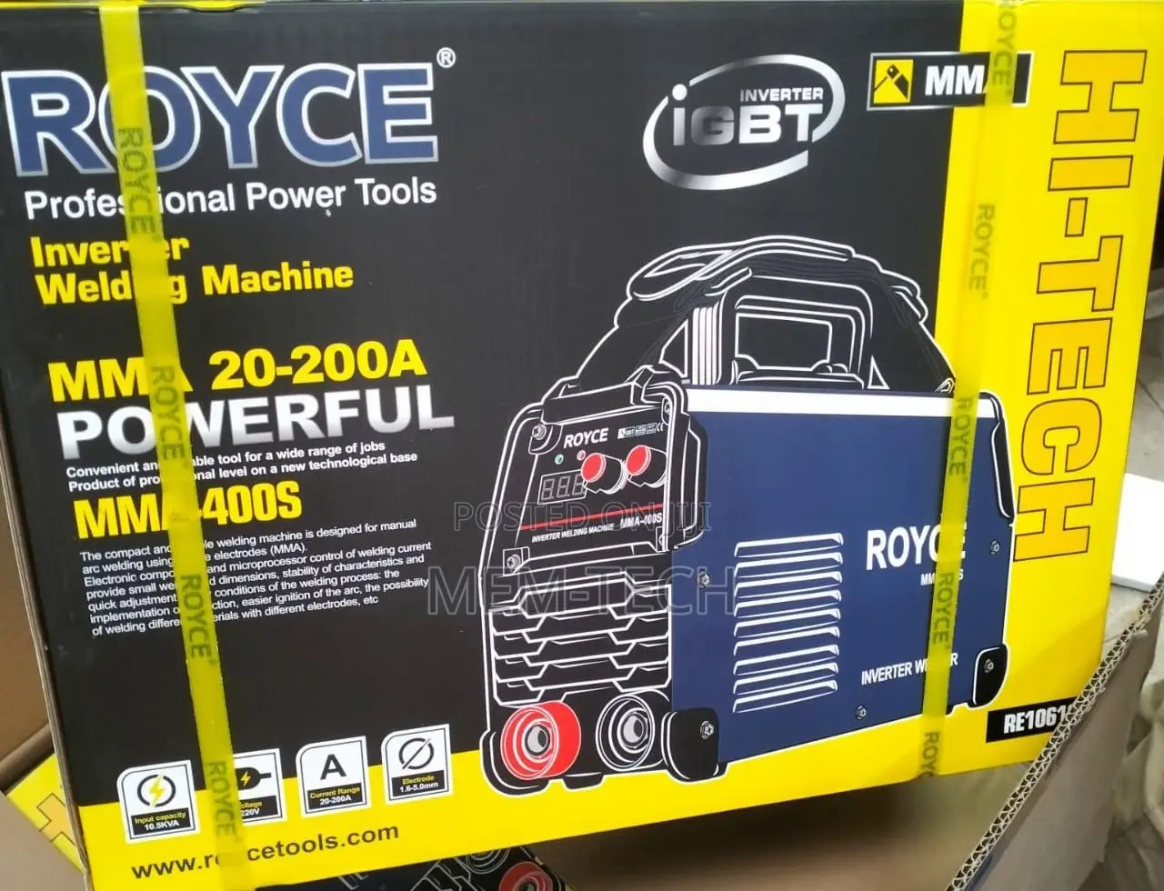 Quality Royce MMA 20-200a Inverter Welding Machine MMA 400S