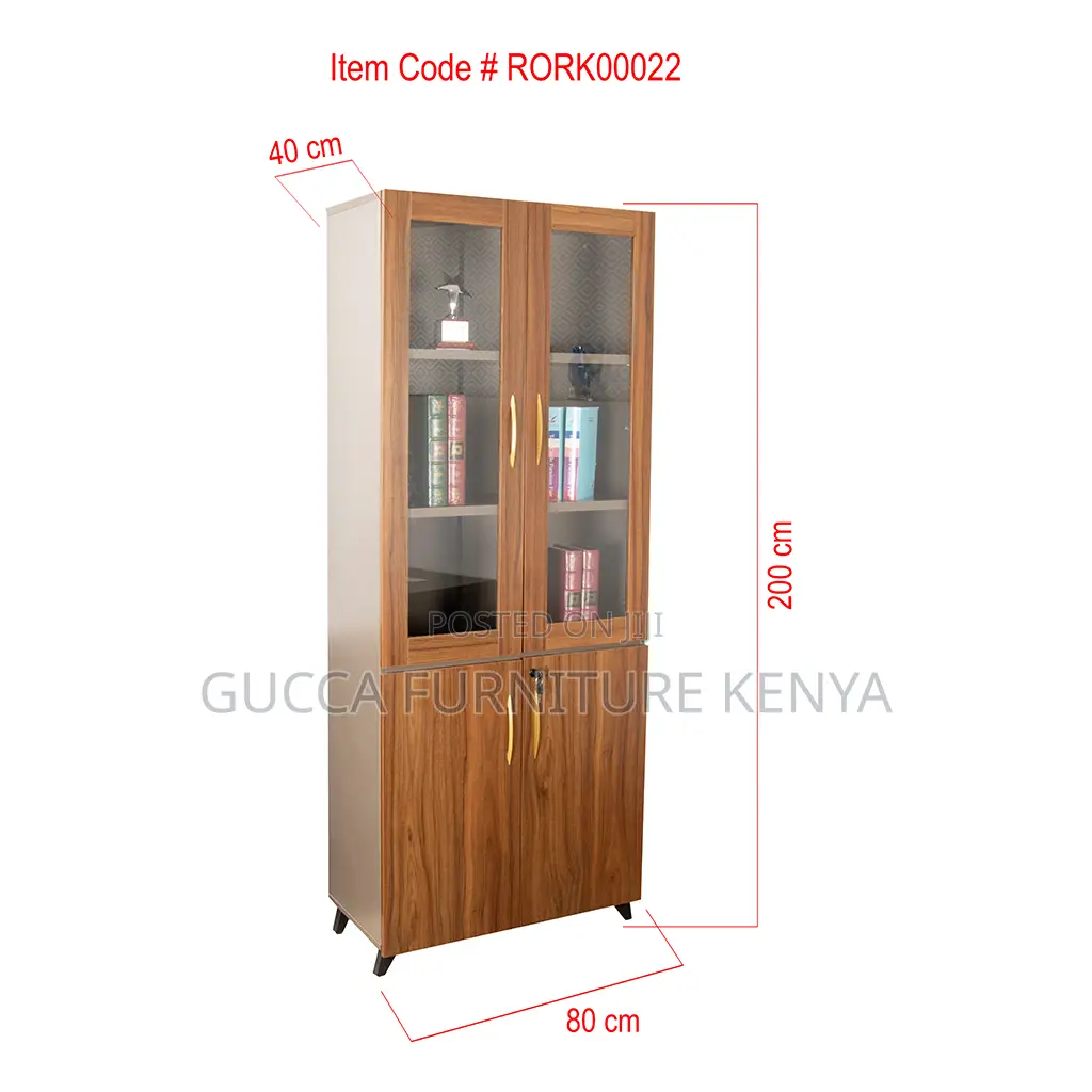 Cabinets:2-Door Wooden Storage Book Office Cabinet