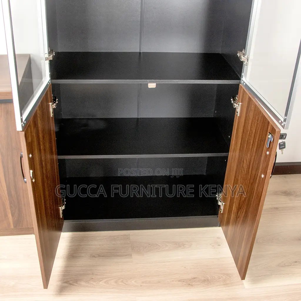 Cabinets:2-Door Wooden Storage Book Office Cabinet