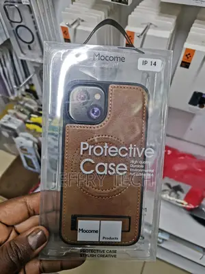 iPhone 14 Leather Magsafe X-Level Compatible Case-Brown