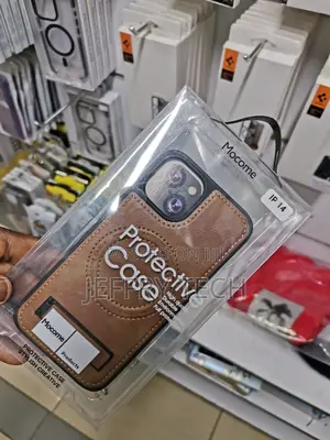 iPhone 14 Leather Magsafe X-Level Compatible Case-Brown