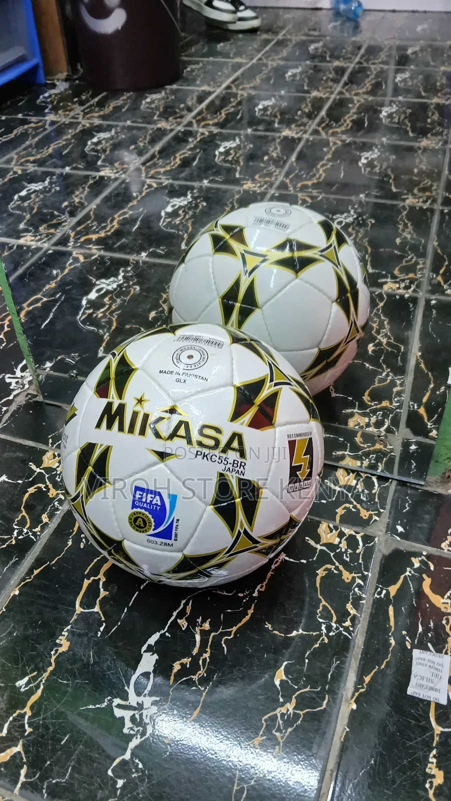 Mikasa PKC55- BR Pakistan Soccer Ball Foot Ball Size 5