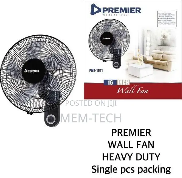 Premier 16' WALL FAN Heavy Duty