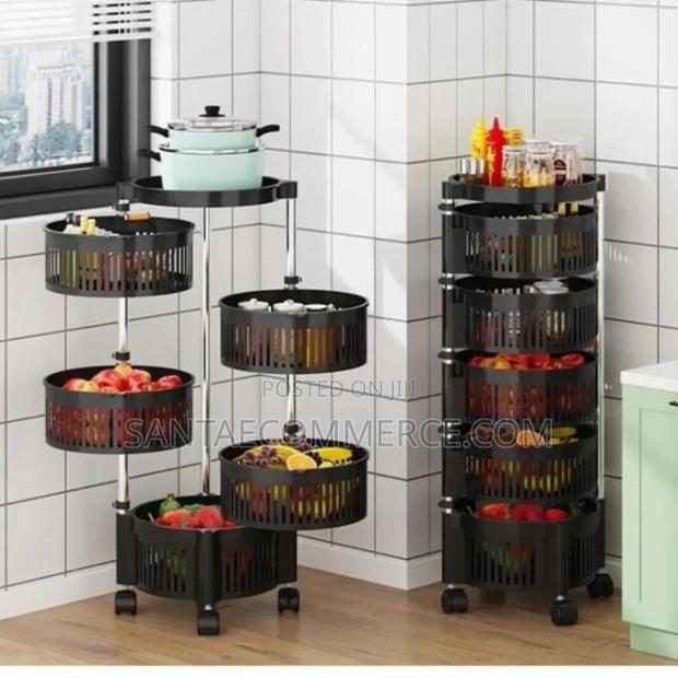 4 Tier Utensil Grocery Rack