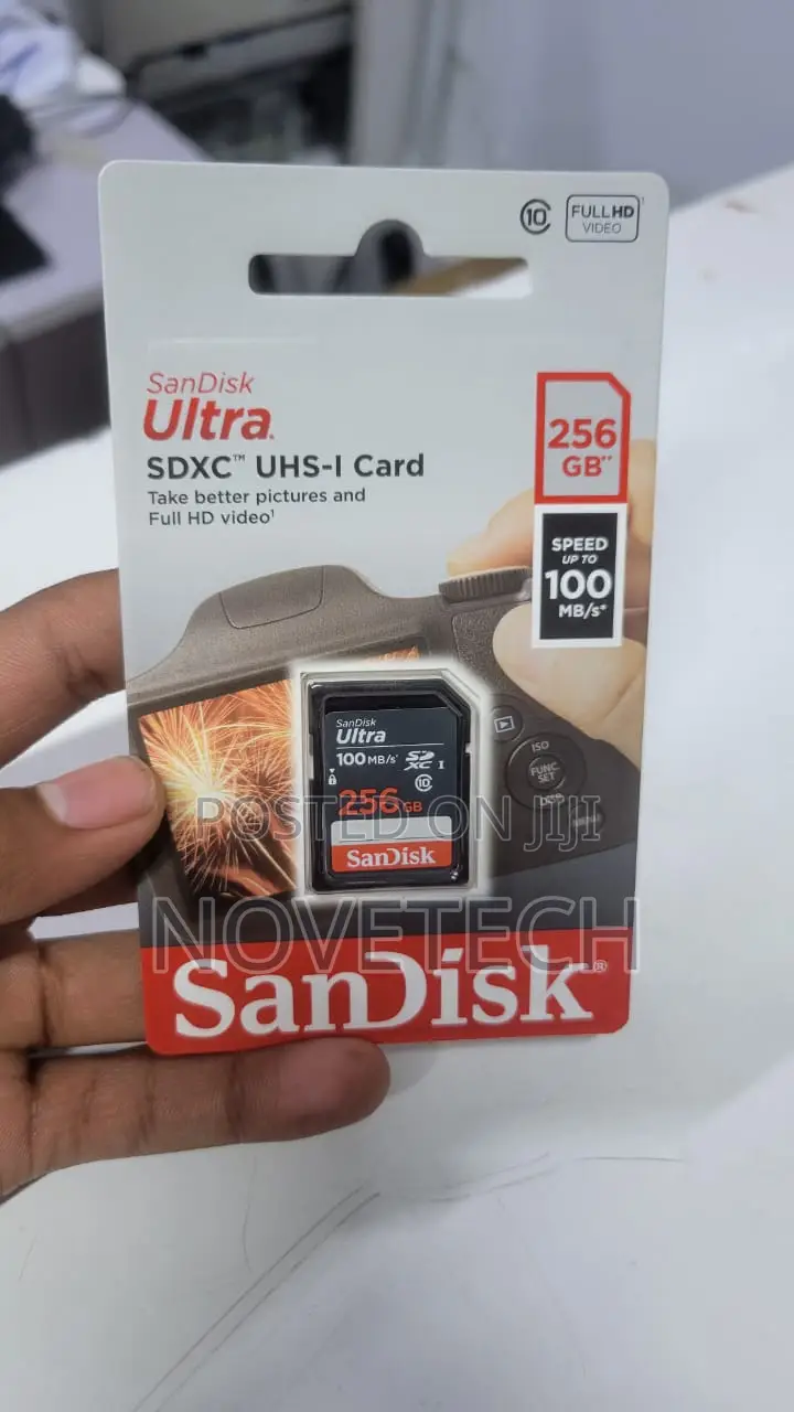 Sandisk Ultra 256GB Micro SD Card C10 100mb/S Microsd