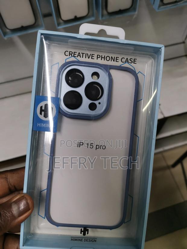 Plating Clear Case Compatible iPhone 15 Pro With Camera Lens - main view