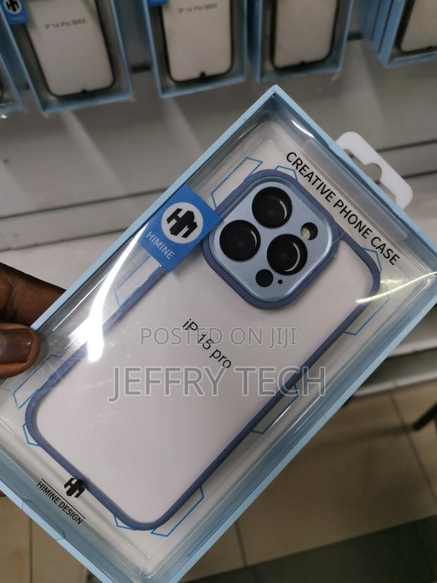 Plating Clear Case Compatible iPhone 15 Pro With Camera Lens - thumbnail 2