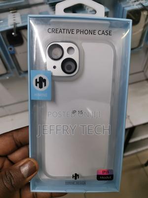 Plating Case for iPhone 15 Clear With Camera Lens Protector - thumbnail 2