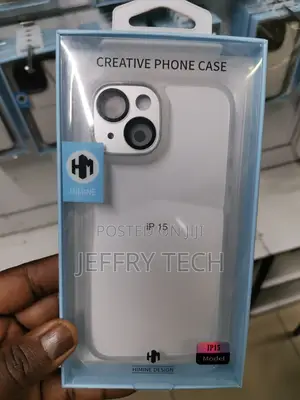 Plating Case for iPhone 15 Clear With Camera Lens Protector