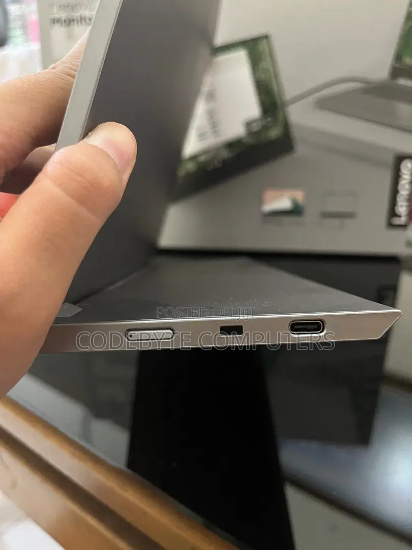 Lenovo L15 15.6" FHD USB-C Portable Monitor, Grey Color