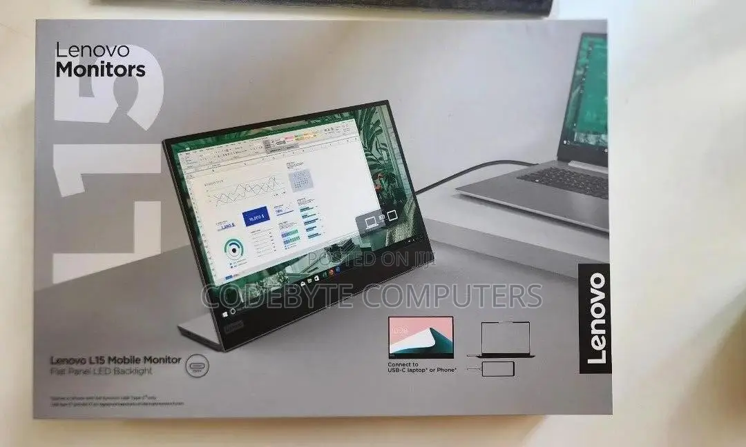 Lenovo L15 USB-C Portable Monitor !! Phone Monitor