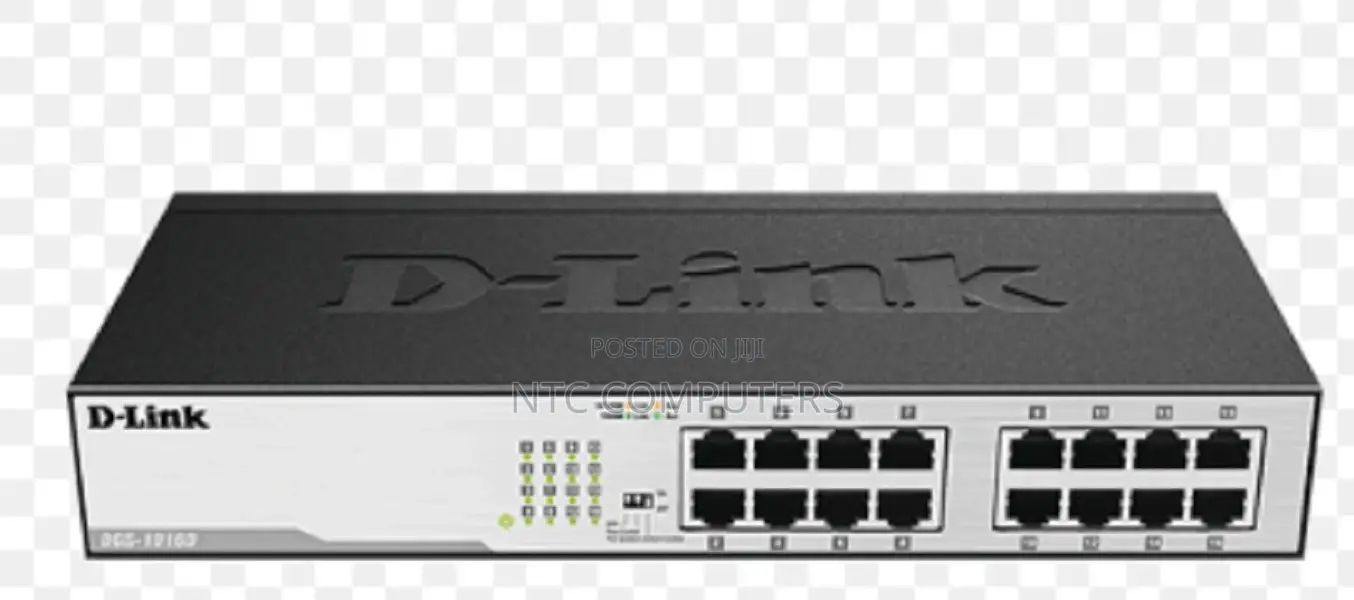 D-Link DGS-1016d/B 16-Portbase-T Unmanaged Switc