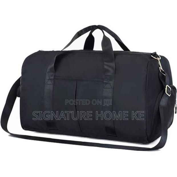 Gym Bag/Sports Bag-Black - thumbnail 2