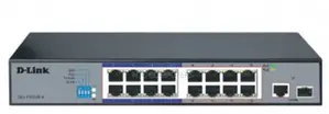 D-Link Des-F1016p-E 16-Port Poe+ Surveillance Switch With 16 Poe Ports