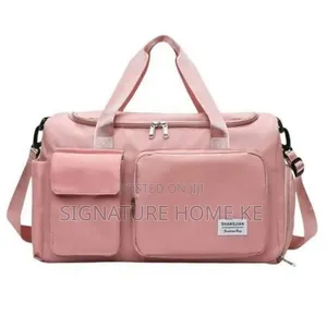 Ladies Gym/Sports Duffle Bag-peach